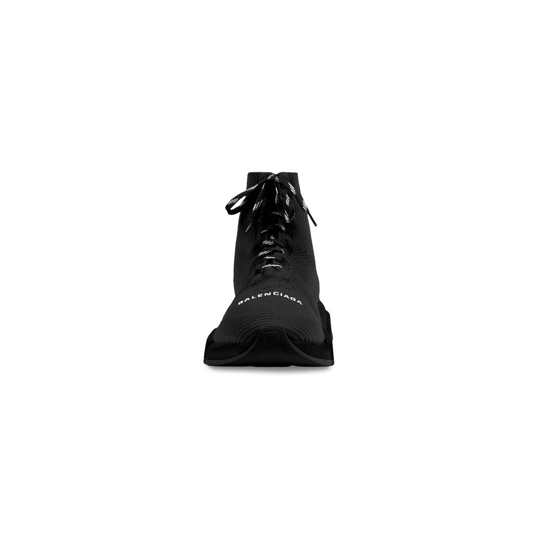 Men’s Speed 2.0 Lace-up Recycled Knit Sneaker in Black - Image 2
